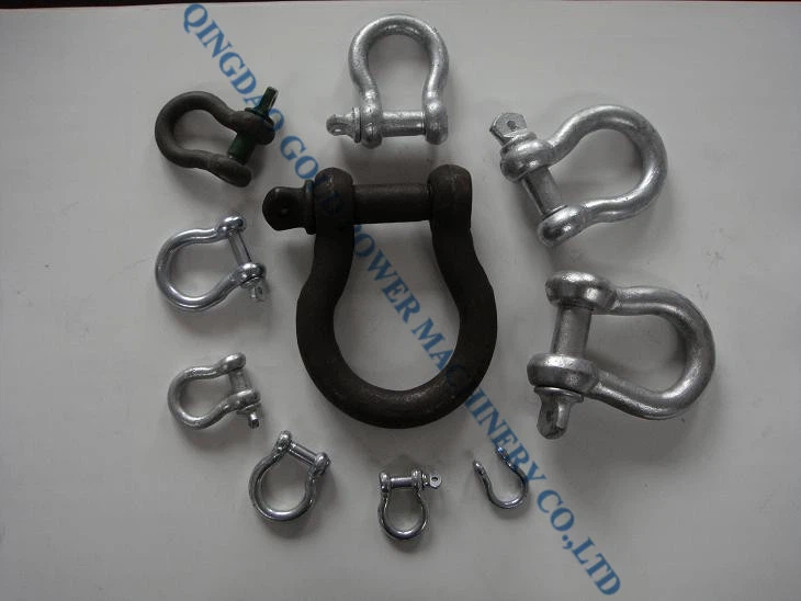 	US Type Self Color And Galvanized Anchor Shackle U Bolt Shackle